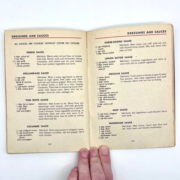 Vintage 1947 Presto Cooker Recipe Book Model 40 Pressure Cooker Manual - Picture 7 of 9